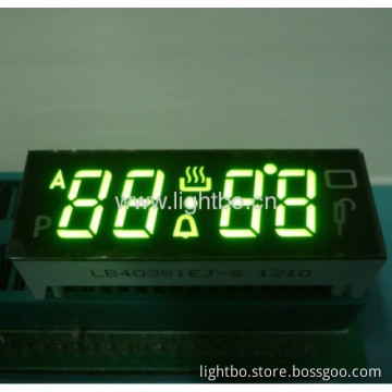 Super Bright Green 4 Digit 7 Segment Led Displays For Multifunction Digital Oven Timer Control 